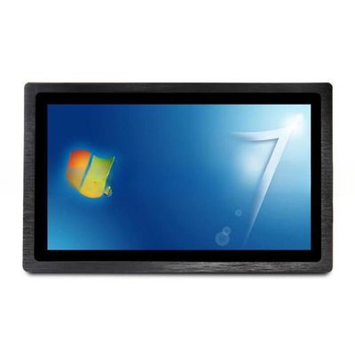 21.5 Inch Industrial HMI Touch Panel PC Computer With Rugged Metal Casing