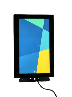 14 Inch full color 4G WIFI network LED LCD Android screen advertising signage video player with standing for desktop