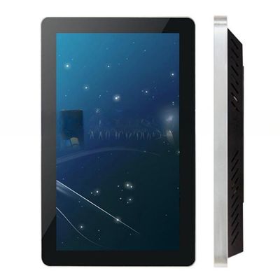 wall mounted 23.6" 24" inch LCD totem support landscape and portrait display mode embedded multimedia player