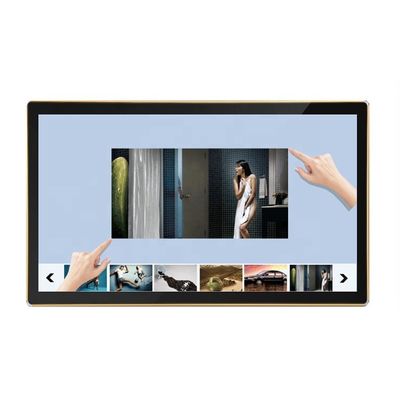 4K UHD 49" 50" inch capacitive touch screen panel display embedded Android or Win10/11 PC support DP VGA DVI input