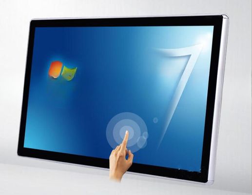 49" 50" inch touch screen all in one computer kiosk android Win10 advertising player touchscreen monitor with mounting bracket