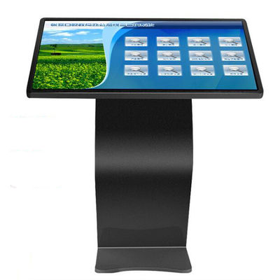standing 43" inch all-in-one multi touch monitor interactive information advertising LCD kiosk with Android/Win11 OS
