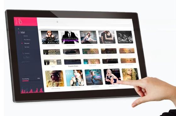 Rooted 13.3" Inch IPS LED LCD Android retail interactive POS tablet with WIFI 4G network function