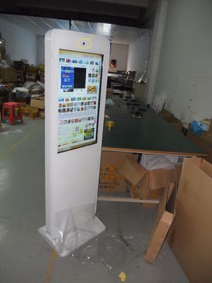 4K UHD 55" inch Floor stand touchscreen Monitor PC kiosk with Win10/11 Android OS
