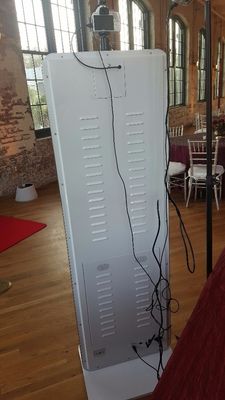 47" inch floor stand all-in-one PC kiosk touchscreen photobooth