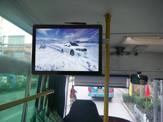17'' Bus LCD LED Advertising Monitor Video Signage Display With Mounting Bracket 9V-36V