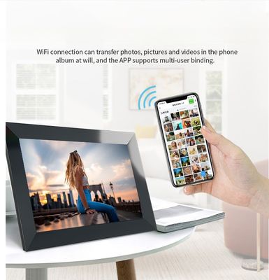 10.1" inch WIFI network cloud frame digital photo video frame with touchscreen support landscape & portrait mode