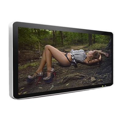 wall 23.6" 24" inch super slim LCD advertising kiosk multimedia video player board with VGA HDM1 USB port input