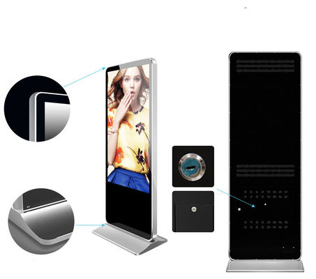 4K UHD 55 polegadas stand LCD LED monitor touchscreen quiosque com mini PC Win10/11 Android OS