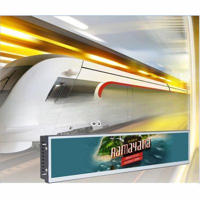 Voertuig 36.6/37/38 inch Stretched LCD Display Bar Voor Bus Metro Trein Coach