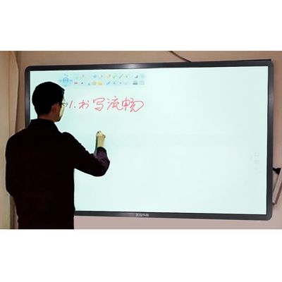 UHD 4K 55 Inch LED TFT LCD màn hình cảm ứng tường Với Android + Windows10 OS