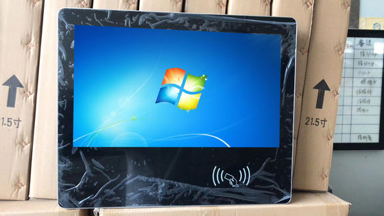 Industrial impermeable 17 pulgadas capacitiva pantalla táctil todo en un ordenador con NFC RFID Reader Windows Linux