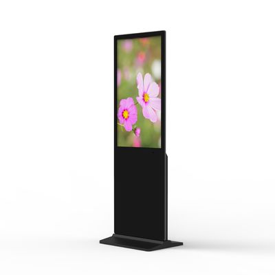 Yerde dik 43 inç Kapasitatif Dokunmatik LCD Dijital Reklam Ekranı