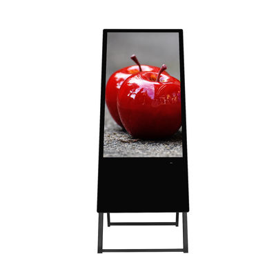 Đèn cầm tay đứng một mình đáy rỗng 43 Inch LED LCD Poster Bảng thực đơn kỹ thuật số