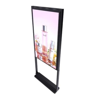 Hoge helderheid 49 inch Gratis staan Reclame LCD teken Dubbelzijdig scherm