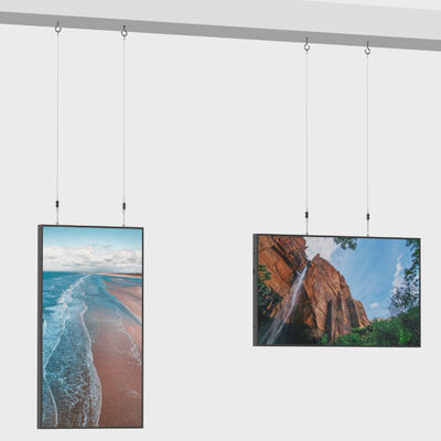 Ultrahoge helderheid 43 inch 12 mm LCD-advertentie-display